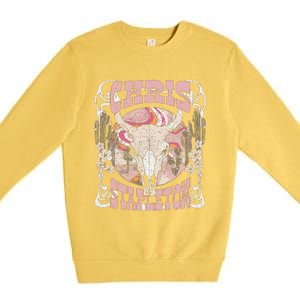 Chris Stapleton Bullhead Chris Stapleton Tour Premium Crewneck Sweatshirt