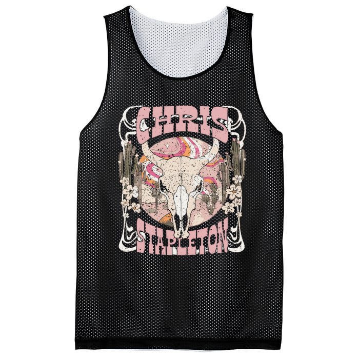 Chris Stapleton Bullhead Chris Stapleton Tour Mesh Reversible Basketball Jersey Tank