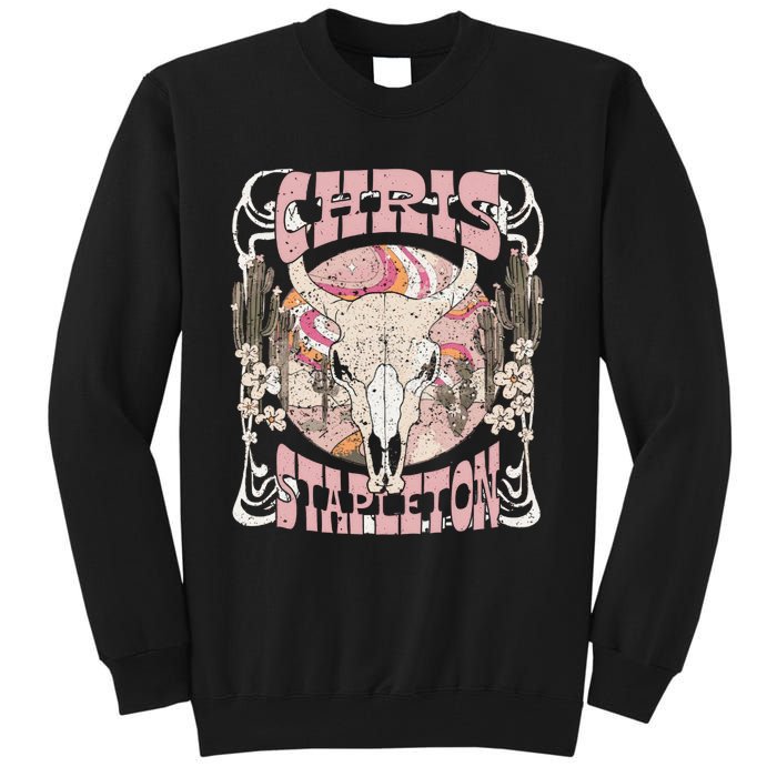 Chris Stapleton Bullhead Chris Stapleton Tour Tall Sweatshirt