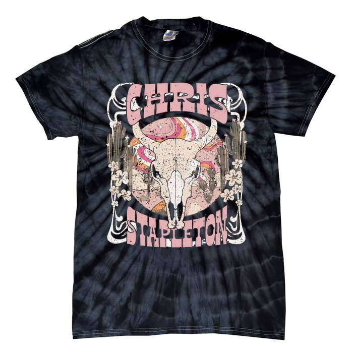 Chris Stapleton Bullhead Chris Stapleton Tour Tie-Dye T-Shirt