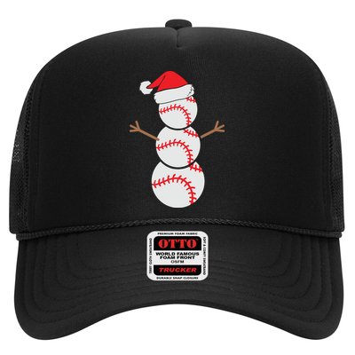 Christmas Snowman Baseball Santa Hat Xmas Hat