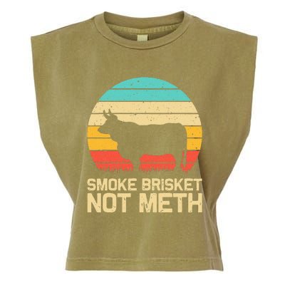 Cool Smoke Brisket Not Meth Funny Grilling Gift Men Women Garment-Dyed Women's Muscle Tee