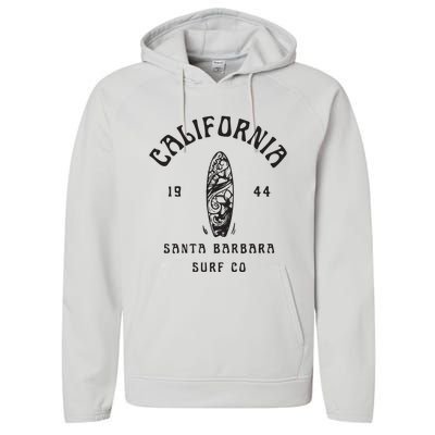 California Santa Barbara Surf Co Performance Fleece Hoodie