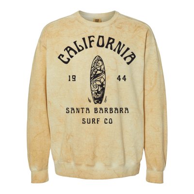 California Santa Barbara Surf Co Colorblast Crewneck Sweatshirt