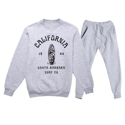 California Santa Barbara Surf Co Premium Crewneck Sweatsuit Set