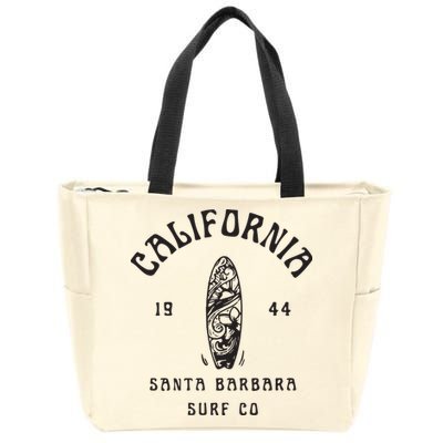 California Santa Barbara Surf Co Zip Tote Bag