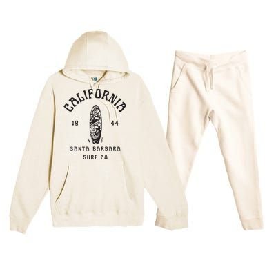 California Santa Barbara Surf Co Premium Hooded Sweatsuit Set