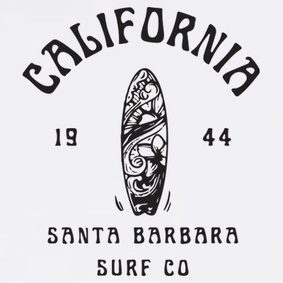 California Santa Barbara Surf Co T-Shirt