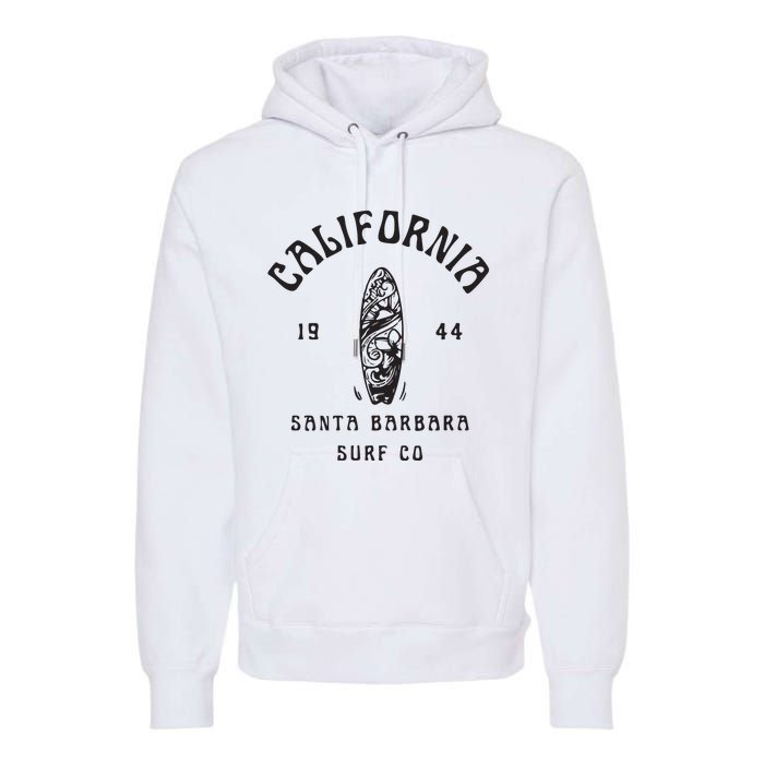 California Santa Barbara Surf Co Premium Hoodie