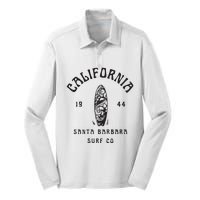 California Santa Barbara Surf Co Silk Touch Performance Long Sleeve Polo