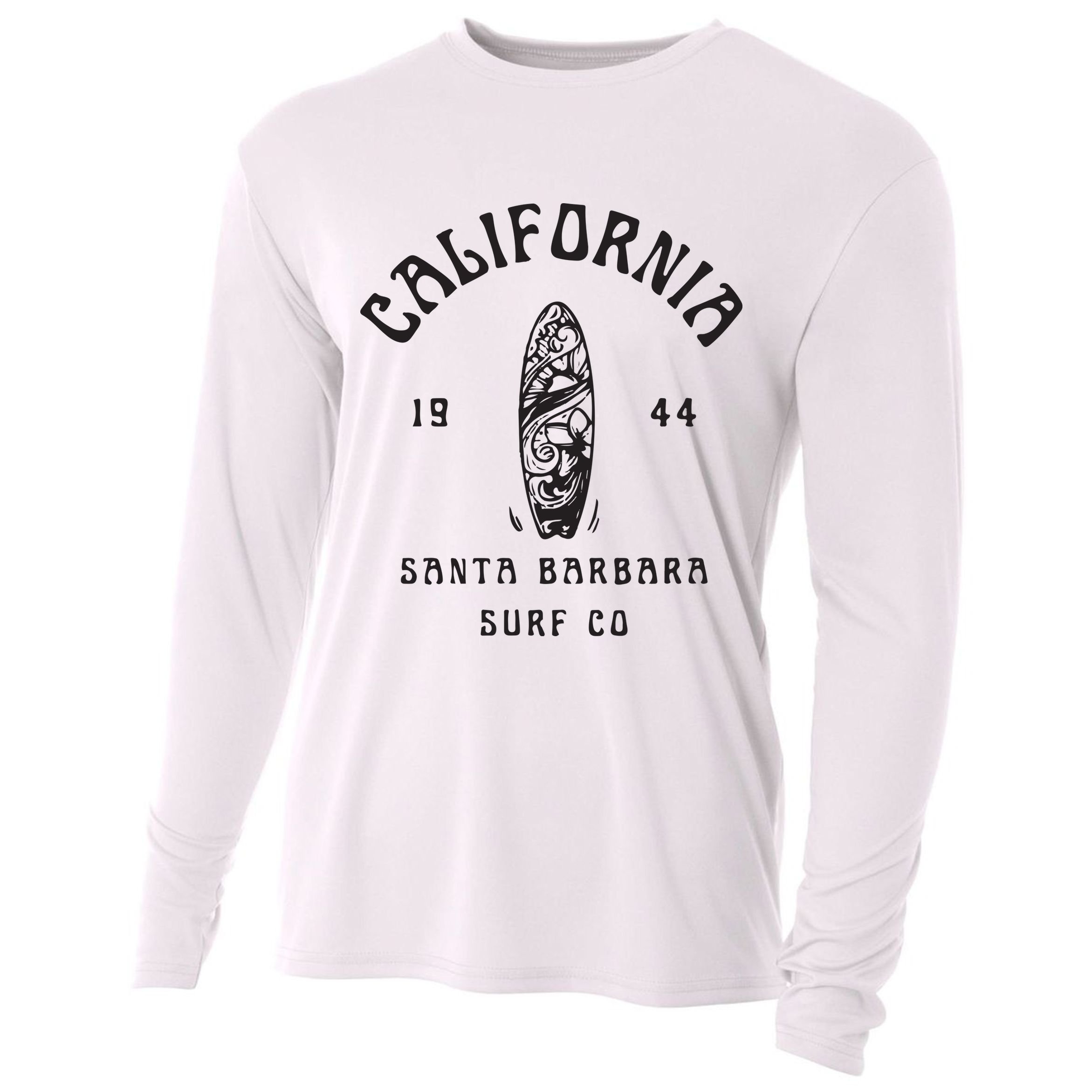California Santa Barbara Surf Co Cooling Performance Long Sleeve Crew