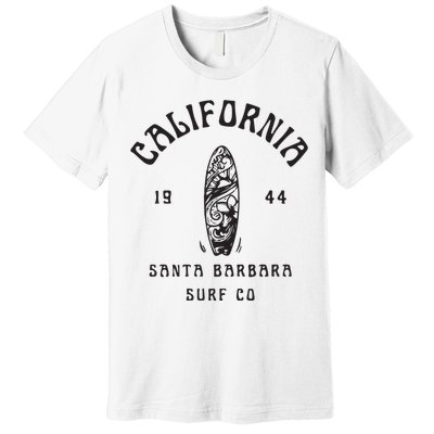 California Santa Barbara Surf Co Premium T-Shirt