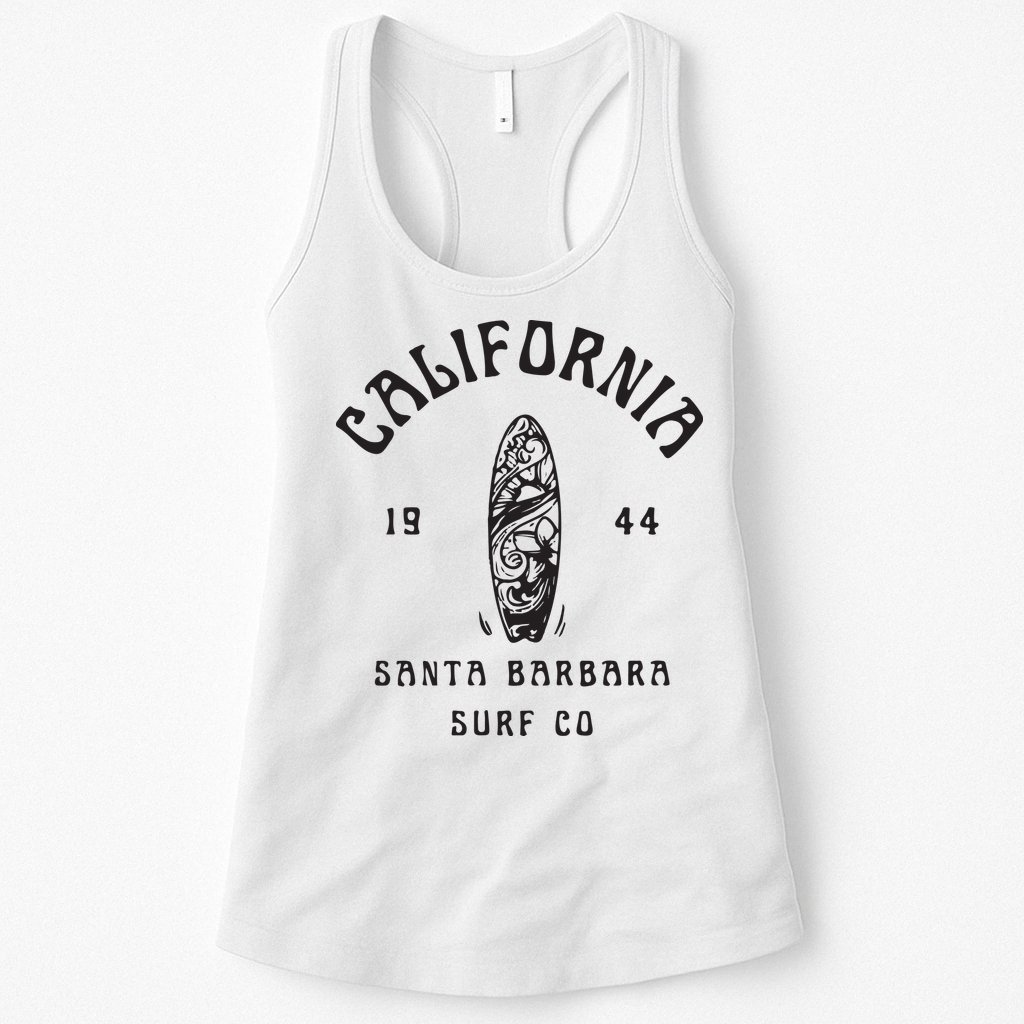California Santa Barbara Surf Co Womens Tank Top