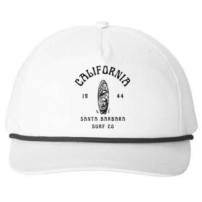 California Santa Barbara Surf Co Snapback Five-Panel Rope Hat