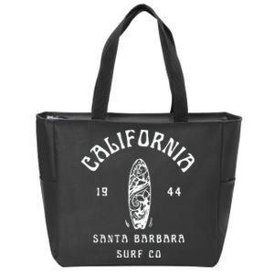 California Santa Barbara Surf Co Zip Tote Bag