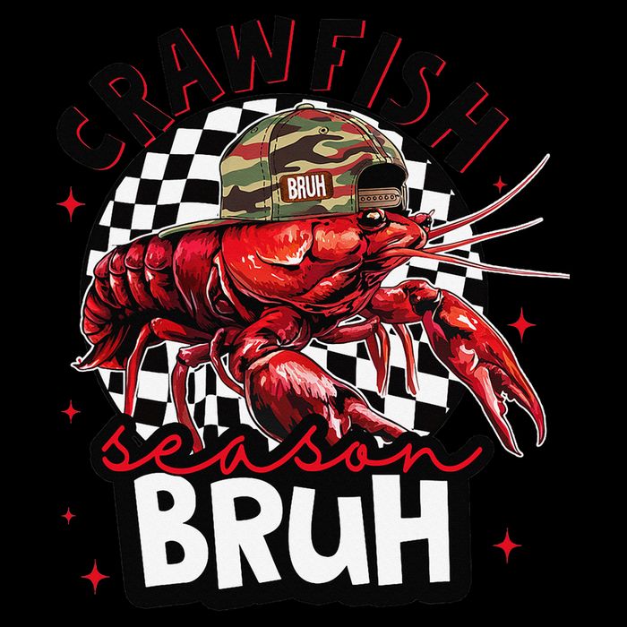 Crawfish Season Bruh Funny Crawfish Hat Crawfish Preppy Gift Doggie Tank