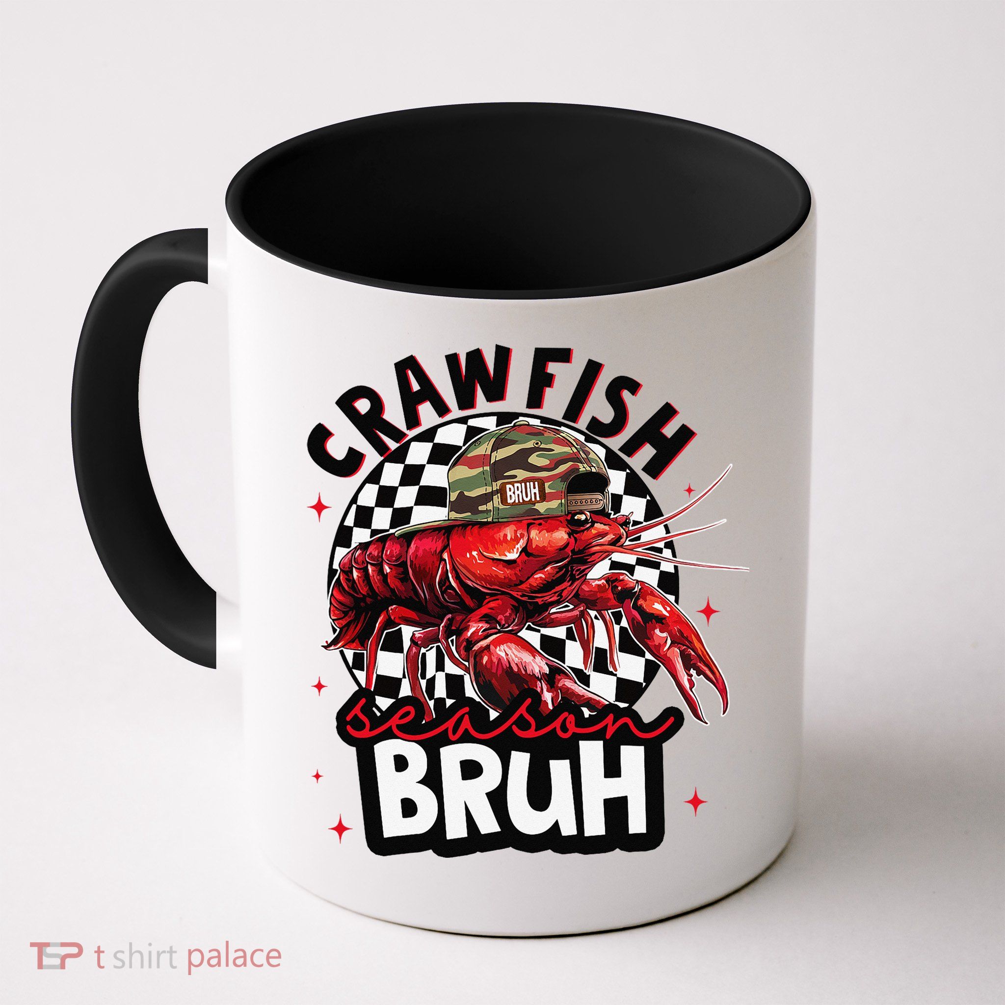 Crawfish Season Bruh Funny Crawfish Hat Crawfish Preppy Gift Mug