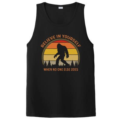 Cool Sasquatch Big Foot Gift Believe In Yourself PosiCharge Competitor Tank