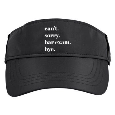 CanT Sorry Bar Exam Bye Adult Drive Performance Visor