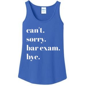 CanT Sorry Bar Exam Bye Ladies Essential Tank