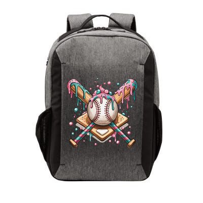 Cool Sport Baseball Home Plate Drip With Sprinkles Drip Vector Backpack