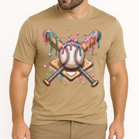 Cool Sport Baseball Home Plate Drip With Sprinkles Drip Cooling Performance Crew T-Shirt