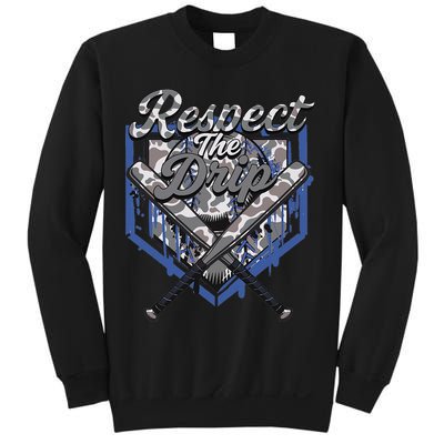 Cool Sport Baseball Home Camo Plate Drip With Sprinkles Sweatshirt