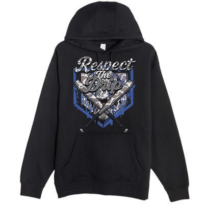Cool Sport Baseball Home Camo Plate Drip With Sprinkles Premium Pullover Hoodie