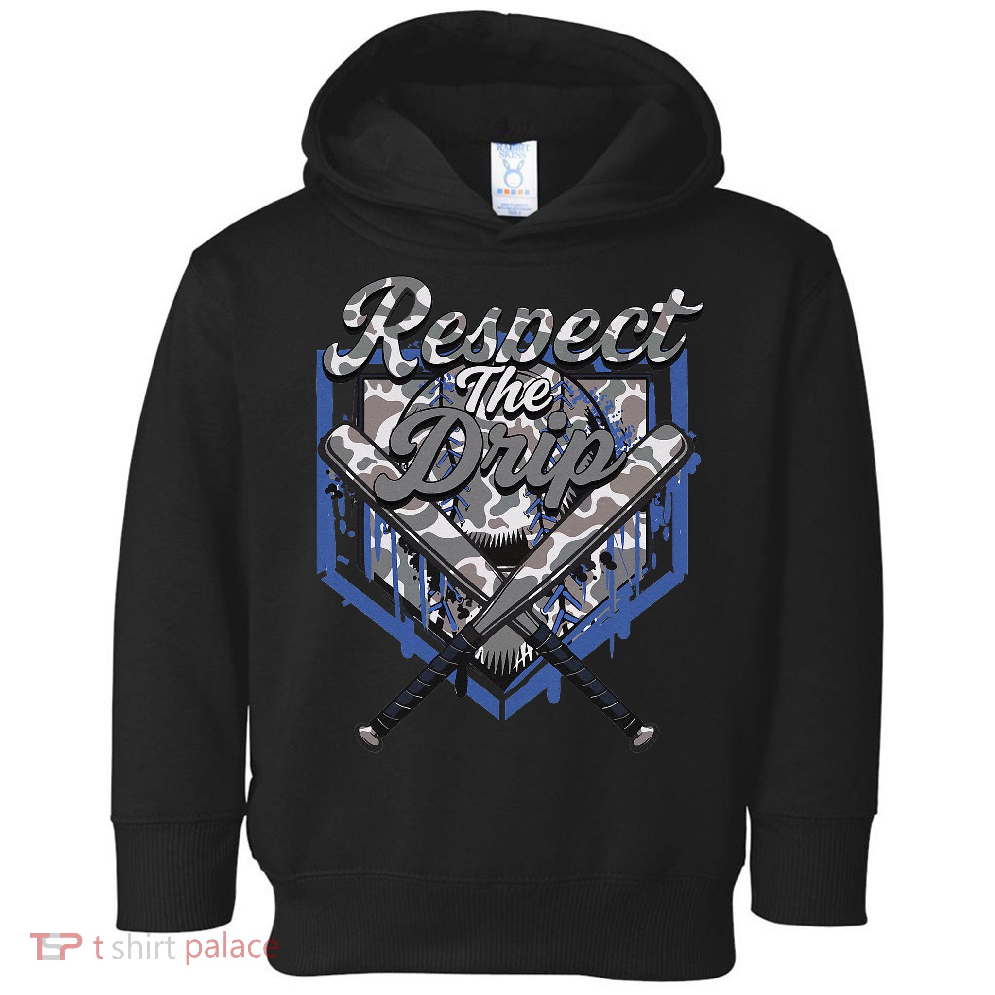 Cool Sport Baseball Home Camo Plate Drip With Sprinkles Toddler Hoodie