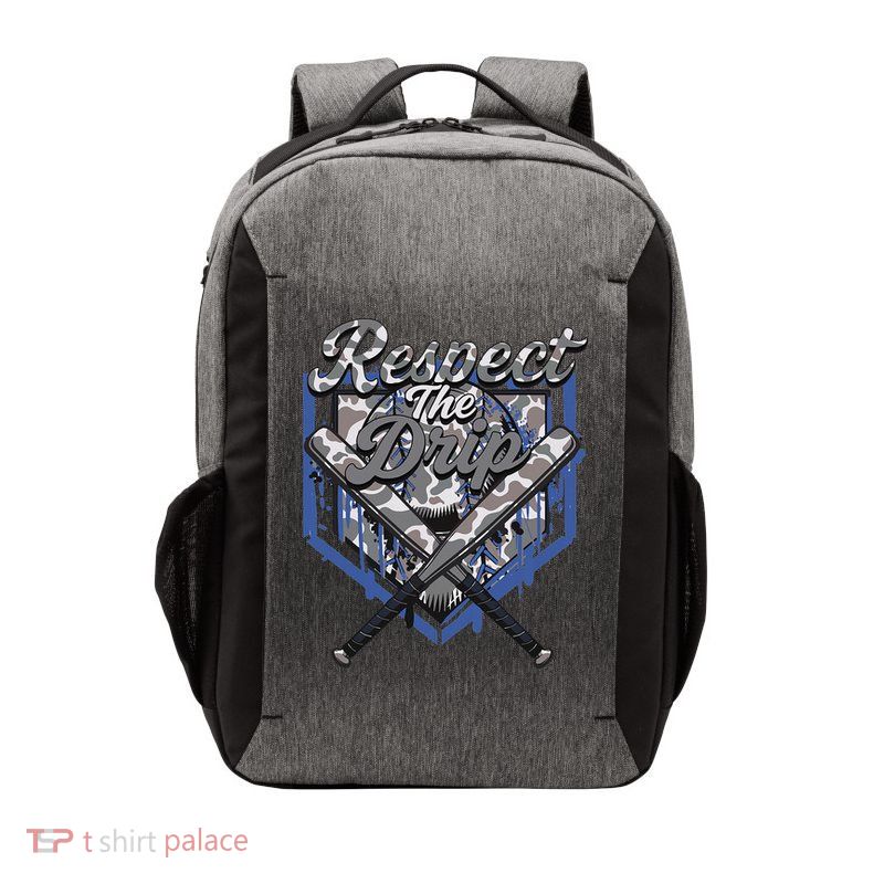 Cool Sport Baseball Home Camo Plate Drip With Sprinkles Vector Backpack