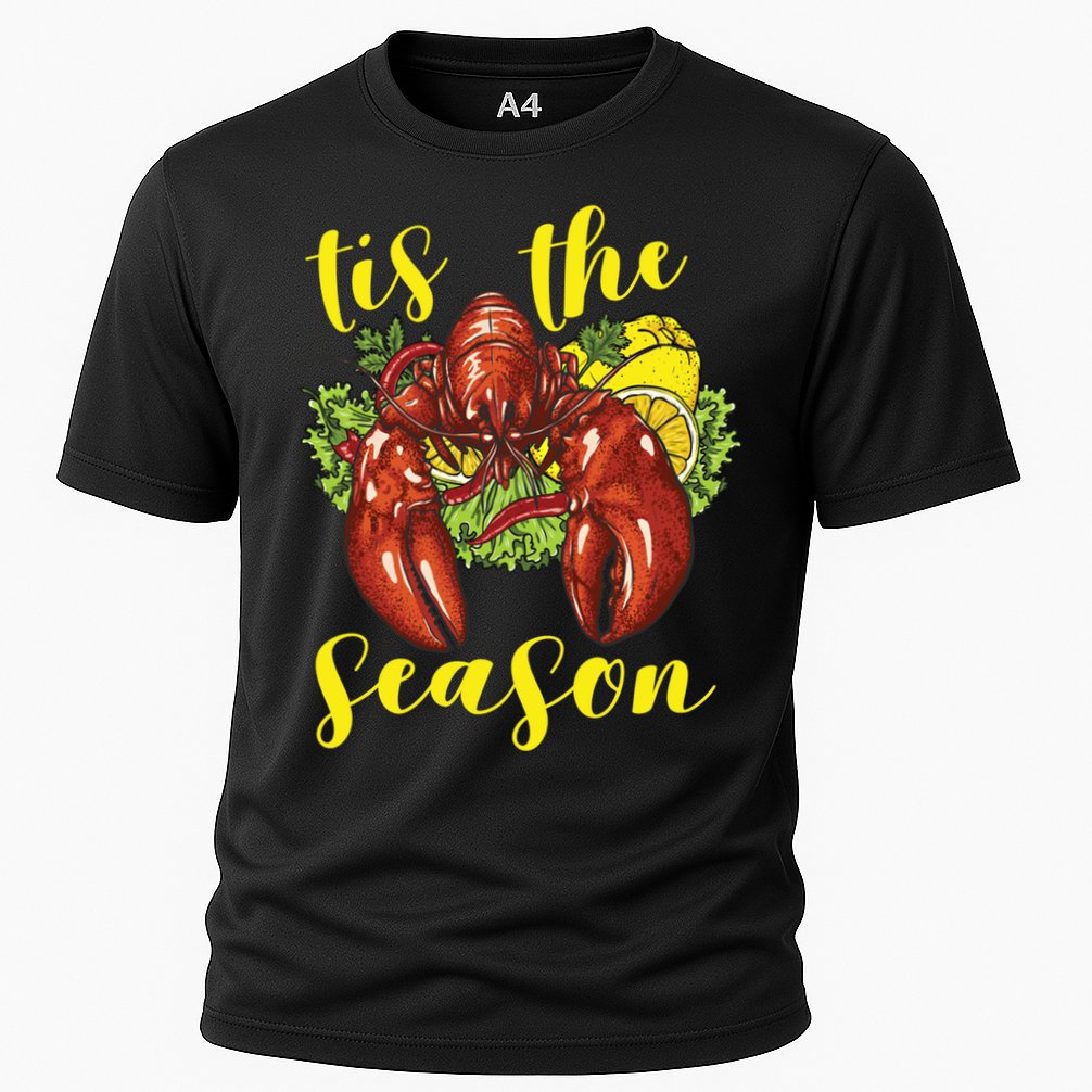 Crawfish Season Boil Crayfish Cooking Lobster Funny Gift Cooling Performance Crew T-Shirt