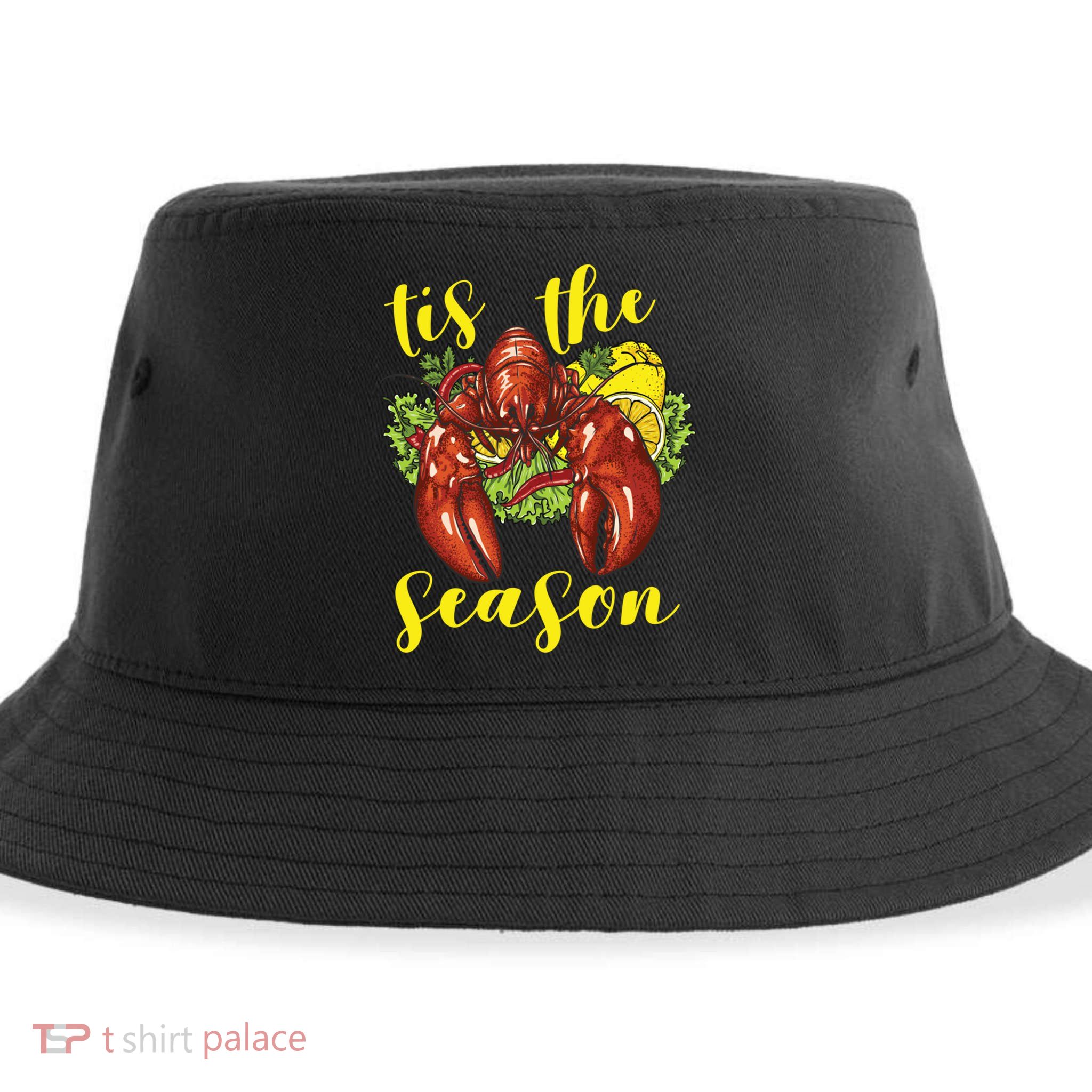 Crawfish Season Boil Crayfish Cooking Lobster Funny Gift Sustainable Bucket Hat
