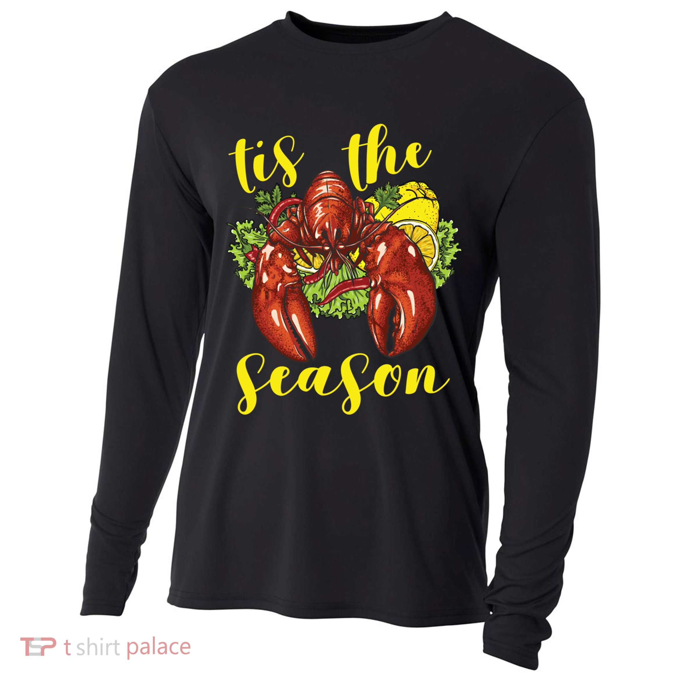 Crawfish Season Boil Crayfish Cooking Lobster Funny Gift Cooling Performance Long Sleeve Crew