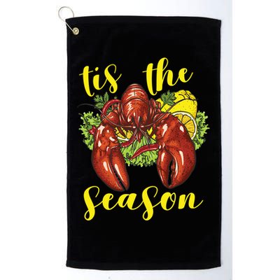 Crawfish Season Boil Crayfish Cooking Lobster Funny Gift Golf Towel