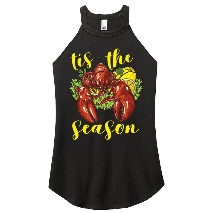 Crawfish Season Boil Crayfish Cooking Lobster Funny Gift Women's Perfect Tri Rocker Tank
