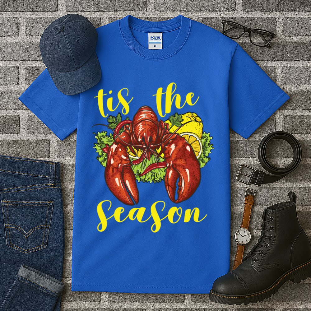 Crawfish Season Boil Crayfish Cooking Lobster Funny Gift Tall T-Shirt