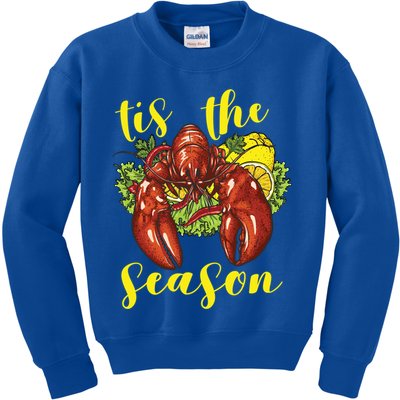 Crawfish Season Boil Crayfish Cooking Lobster Funny Gift Kids Sweatshirt