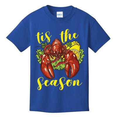 Crawfish Season Boil Crayfish Cooking Lobster Funny Gift Kids T-Shirt