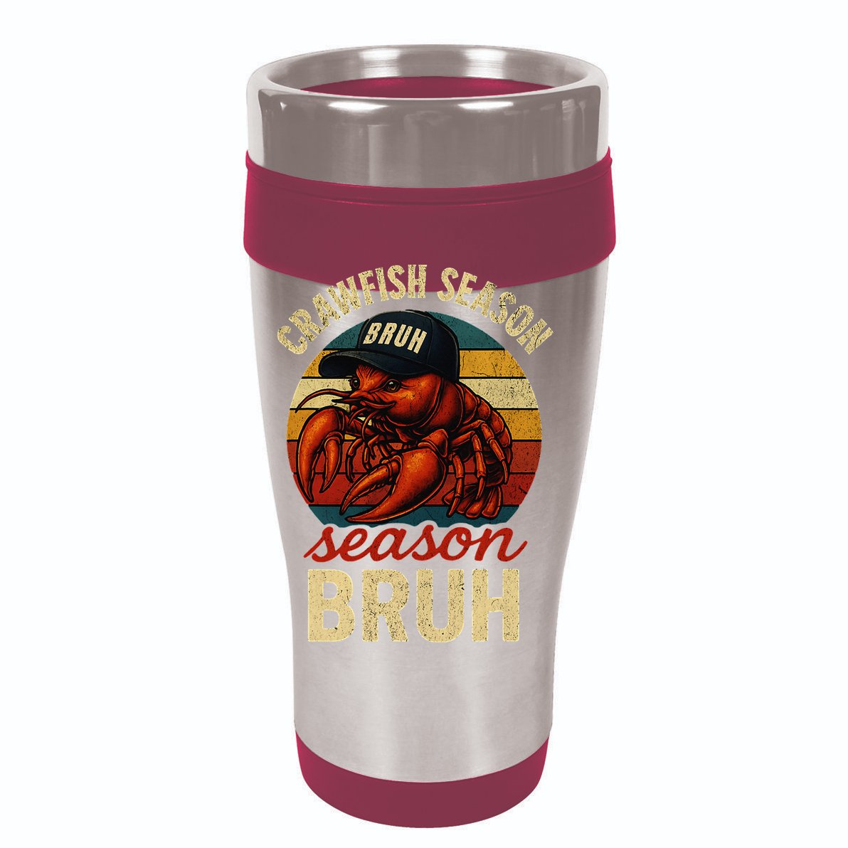 Crawfish Season Bruh Crawfish Seafood Festival Retro Sunset Gift Womens Tank Top