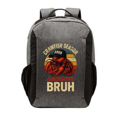Crawfish Season Bruh Crawfish Seafood Festival Retro Sunset Gift Vector Backpack