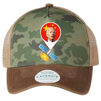 Chinese Satellite Balloon Joe Biden Legacy Tie Dye Trucker Hat