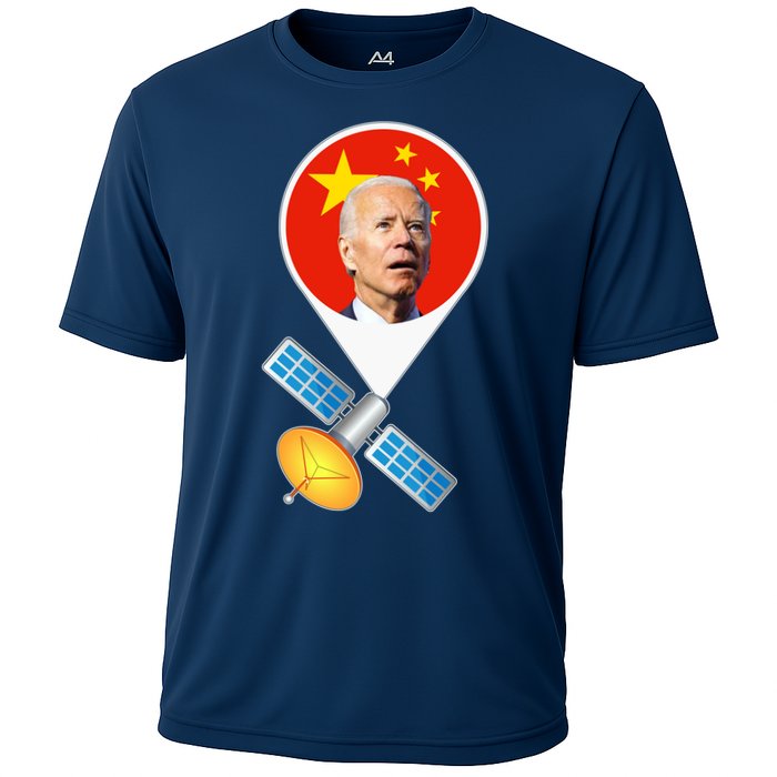 Chinese Satellite Balloon Joe Biden Cooling Performance Crew T-Shirt