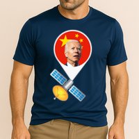 Chinese Satellite Balloon Joe Biden Cooling Performance Crew T-Shirt