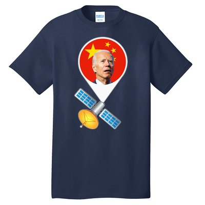 Chinese Satellite Balloon Joe Biden Tall T-Shirt