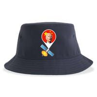 Chinese Satellite Balloon Joe Biden Sustainable Bucket Hat