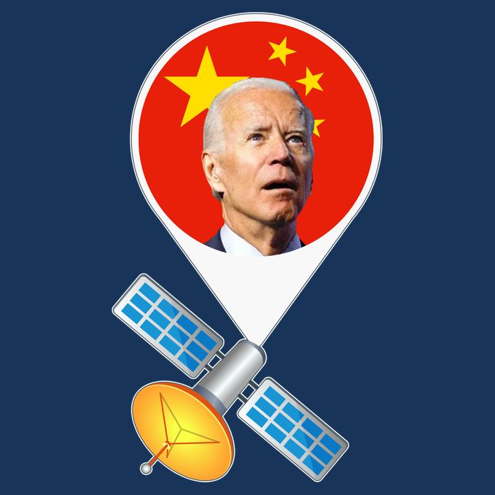 Chinese Satellite Balloon Joe Biden 7-Panel Snapback Hat