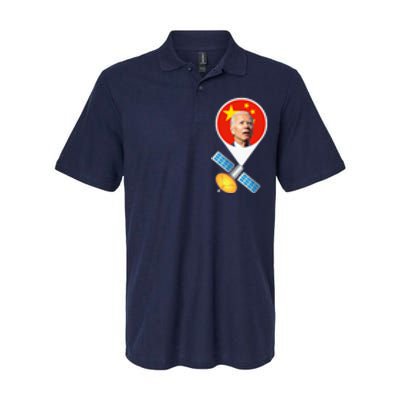 Chinese Satellite Balloon Joe Biden Softstyle Adult Sport Polo