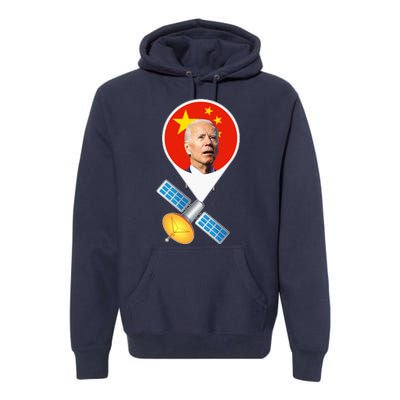 Chinese Satellite Balloon Joe Biden Premium Hoodie