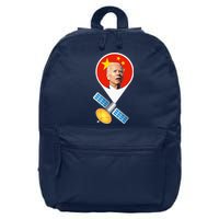 Chinese Satellite Balloon Joe Biden 16 in Basic Backpack