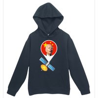 Chinese Satellite Balloon Joe Biden Urban Pullover Hoodie